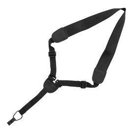 Ukulele Strap - Adjustable Black Uke Strap