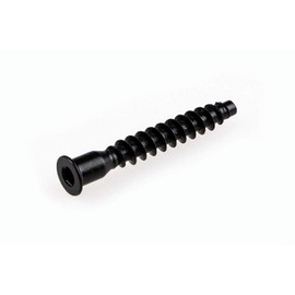 Gedotec Connecting Screws Cabinet Furniture Connector Screws - Confirmat | Furniture Screw 7 x 50 mm | Bore Diameter 5 mm | Steel Black | Pack of 100 - Cabinet Connectors for Body Construction &