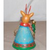 Holiday Christmas Reindeer Holding a Tree Shelf Sitter Dangling Legs