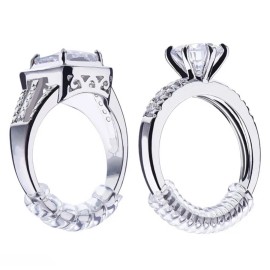 Unbranded 20Pcs Ring Size Adjuster Invisible Clear Ring Sizer Jewelry Fit Reducer Guard US