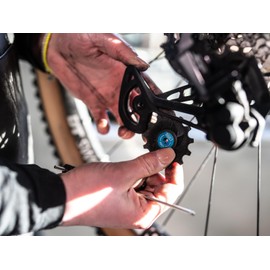 BBB Cycling Derailleur Pulley 13-Teeth Rear Shimano 12-Speed Jockey Wheels Roller Urban Road Bike MTB Bicycle RollerBoys 13T BDP-09, Black