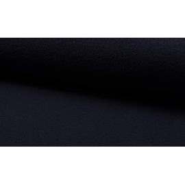 Luxury 100% Boiled Wool Fabric - Dk Navy
