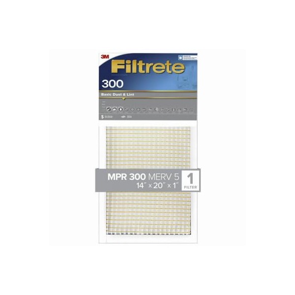 Filtrete 305-4 14x20 x 1 In. Basic Dust & Lint