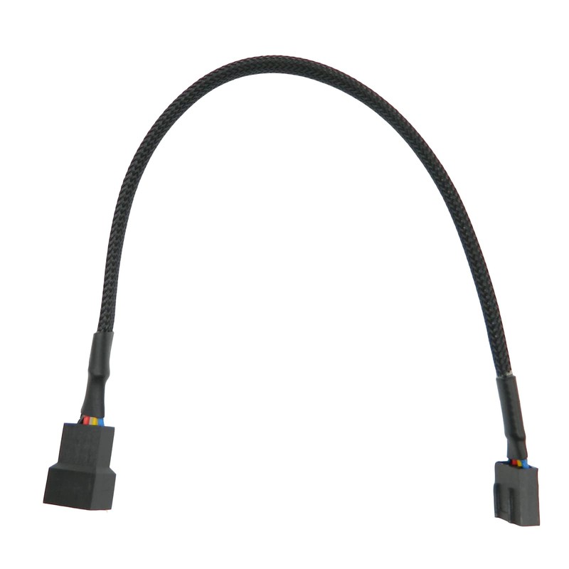 5PCS 4-Pin PWM Fan Splitter Cable, FBHDZVV Sleeved Braided Adapter