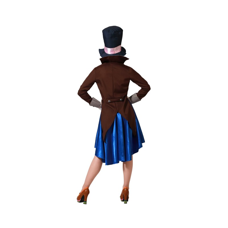 ATOSA Women's Mad Hatter, Brown Costume Outerwear (Pack of 12),