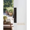 Lethato Pocket Door Hardware Black, Pocket Door Lock with Pull,
