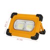 LED Portable Solar Lamp Fast Charging Rechargeable Light with Rotatable
