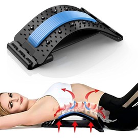 LYDIA BECKY Back Streching Device, Back Massager for Bed-Chair-Car Multi -Level