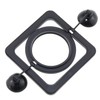 DGZZI 2PCS Aquarium Fish Floating Feeder Fish Feeder Ring Black