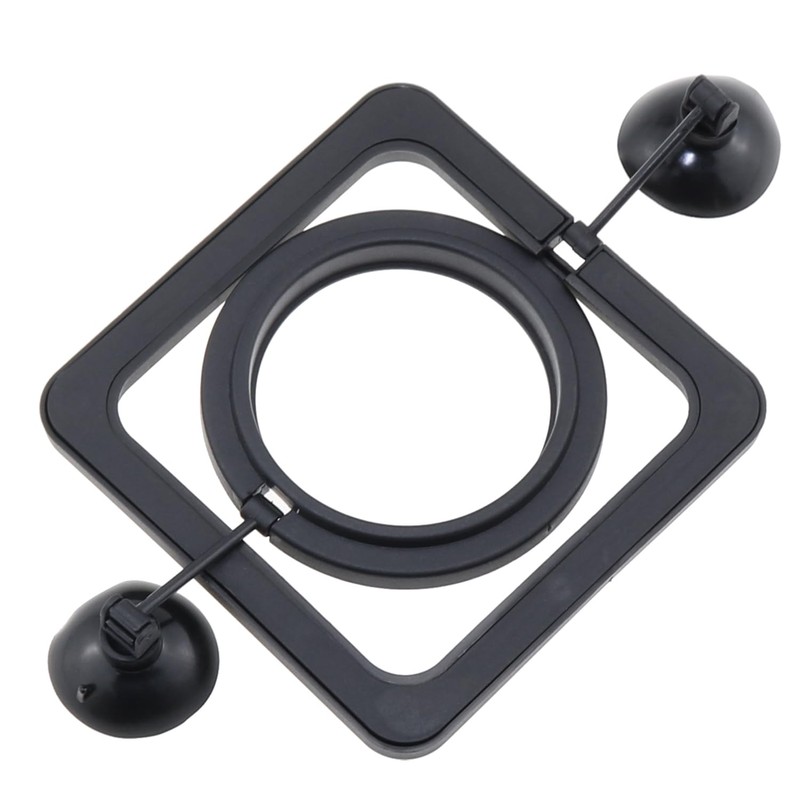 DGZZI 2PCS Aquarium Fish Floating Feeder Fish Feeder Ring Black