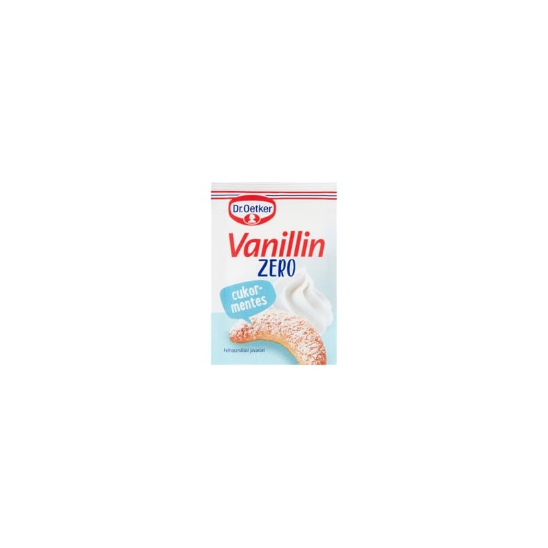Dr. Oetker Vanillin Zero Sugar-Free Vanilla Flavouring, 8 g, 5-Pack