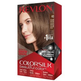 Revlon Color Silk with Bond Repair Complex, #40 Medium Ash Brown (Pack of 1)
