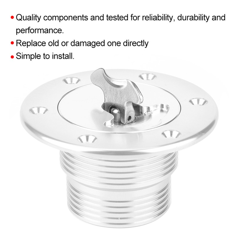 ID 43.5mm/1.71in Aluminum Alloy Flush Mount Fuel Cell Surge Tank