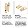 METALLIXITY Side Quick Release Buckle (1.9cm/0.85") 1Pcs, Metal Adjustable Buckles