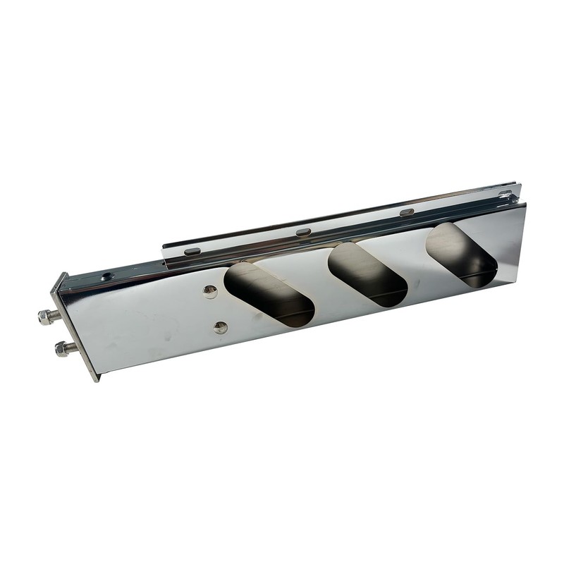 BST BSSP Pair 30'' Mud Flap Hangers Rear Oval Bar