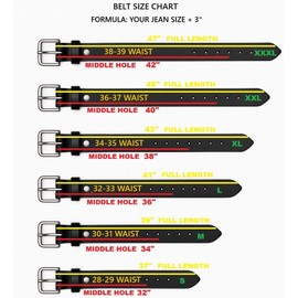 Three Row Pyramid Stud Belt Made In USA Genuine Leather Punk Goth Thrash Metal (M-34)