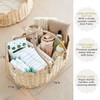 BEBE BASK Premium Baby Diaper Caddy Organizer - Handmade &