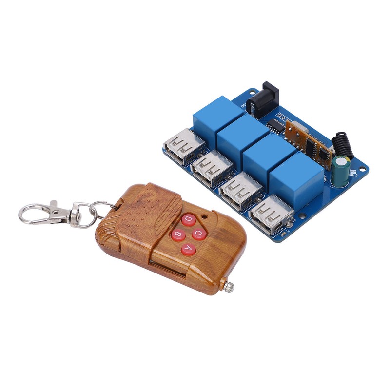 Power Supply Module 4 Channel 5V DC DC2.1 Type C