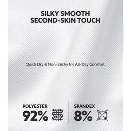 DAVID ARCHY Men's Tank Top Undershirt Moisture-Wicking Quick-Dry A-Shirts Soft Silky Undershirts Tank Shirt for Men 3 Pack(XL, White)