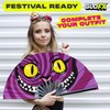 GloFX Large Hand Fan - Alice in Wonderland Cheshire Cat