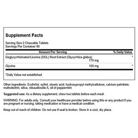 Swanson Swanson Dgl (Licorice) 385 Milligrams 180 Chwbls