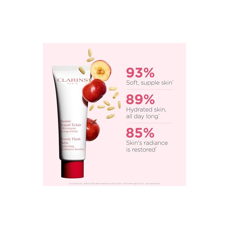 Clarins Beauty Flash Balm 3-In-1 Hydrating 10-Minute Face Mask, Make-Up