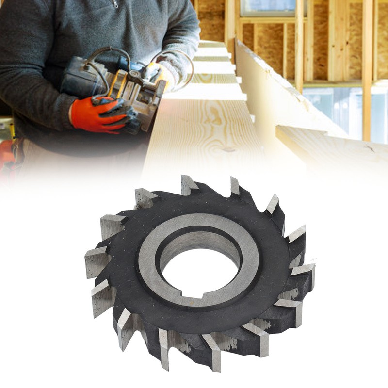 Milling Cutter High Speed Steel Straight 14 Teeth Face Mill