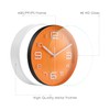 Topkey 8 Inch Silent Wall Clock Easy Readable Big Numbers