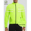 qualidyne Men’s Lightweight Cycling Jacket, Windproof Water-Resistant Bike Windbreaker with