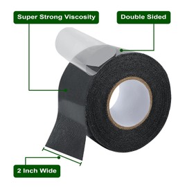 SICCOMA Double Sided Artificial Grass Turf Tape 2 Packs 2 Inch x 16.5 Feet Strong Viscosity Self Adhesive Grass Rug Tape Artificial Turf Seaming Tape for Lawn Garden Turf Tape (2)