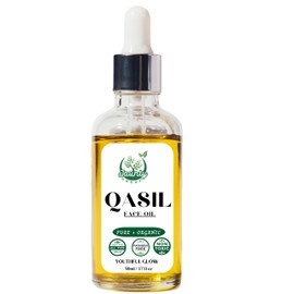 Qasil face Oil (50ml / 3.4 fl oz) Plant Based Facial Oil Serum for Dry or Sensitive Skin, Resilience | Firm Skin & Reduce Fine Lines– Anti-Aging for All Skin Types.