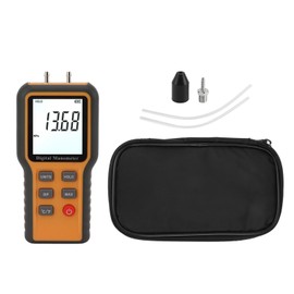 Engine Digital Manometer Differential Gauge High Precision Dual Port HVAC Gas Tester Air Pressure Meter Gauge