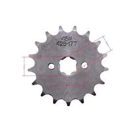 Motorcycle Engine Chain Sprocket Sprockets Small Replacement Teeth Against Sprocket for 50cc 70cc 90cc 110cc 125cc 140cc 160cc Dirt Pit Bike, Mini Bike, TaoTao, Roketa, Coolster, Sunl, ATV, Quad (428