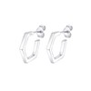Elli Women's 925 Sterling Silver Xilion Cut Earrings