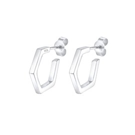 Elli Women's 925 Sterling Silver Xilion Cut Earrings