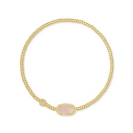 Kendra Scott Grayson Stretch Bracelet, 14k Gold Plated Brass, Quartz, Fashion Jewelry for Women