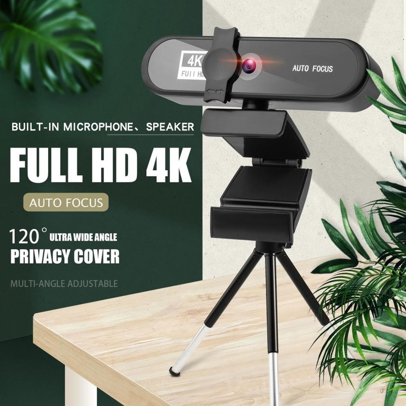 4K High Definition Webcam Autofocus Live Webcam USB Free Drive