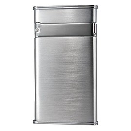 Visol Caseti Flaco Ultra-Thin Silver Torch Flame Cigar Lighter