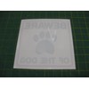 Neo Graphix 1 BEWARE OF THE DOG STICKER Window Sticker