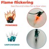 10ft Flickering Flame String Lights Outdoor Indoor, C18/C7 Candlelight Bulb,Retro