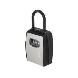 Decruil Lock Box for Keys with Code, Wall Mounted and Hanging Key Lockbox for Outside, Security Combo Outdoor Lock Box for Realtor, Small Combination Car Key Door Key Box