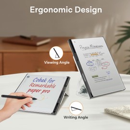 CoBak Remarkable Paper Pro Case - With Pen Holder, Nib Storage and Multi-Angle Folding Stand Function - The Perfect Choice for a Remarkable Paper Pro, Sunflower