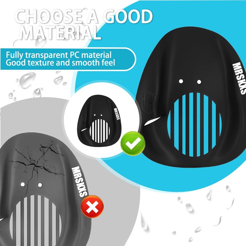 Unisex Swimming Paddles Hand, Training Tool Hand Paddles Swimming, Swimming