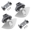EMSea Pack of 2 Half Moon Push Button Door Catch