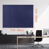 Cork Boards for Walls 48" x 36" Felt Board Alternative,