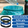 GUSDYIT 9PCS Large Rubber Bands for 55, 65 Gallon Trash