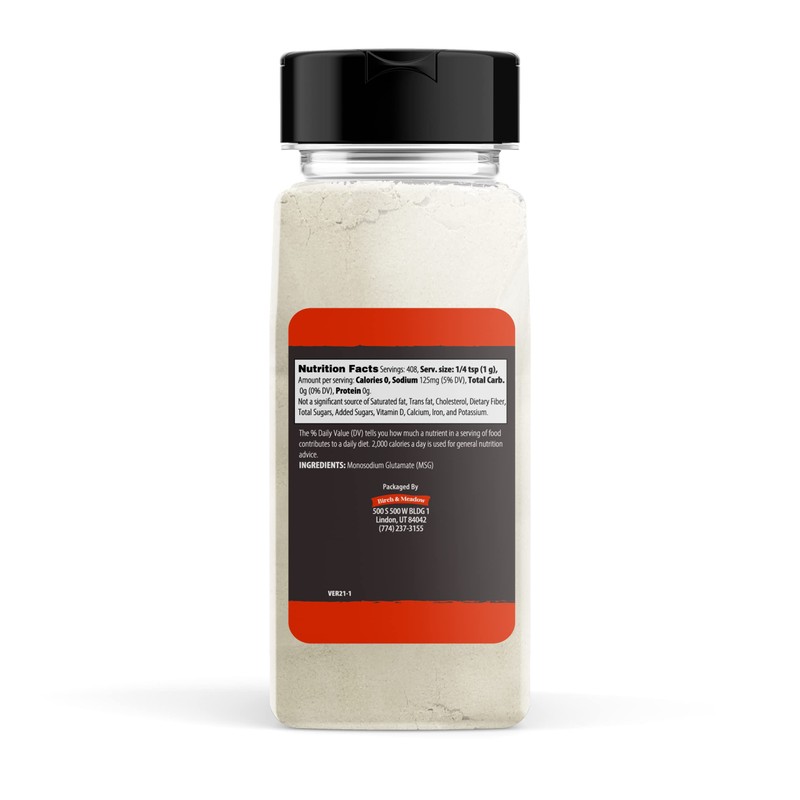 Birch & Meadow 2 Cups of MSG, Monosodium Glutamate, Crystalline