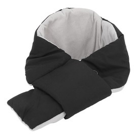 USB Heated Scarf for Men Women 3 Temperature Settings Neck Heating Pad Portable Electric Heated Scarf 105cm Black