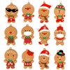 12PCS Easter Christmas Gingerbread Ornaments, Gingerbread Tree Decorations Ginger Man