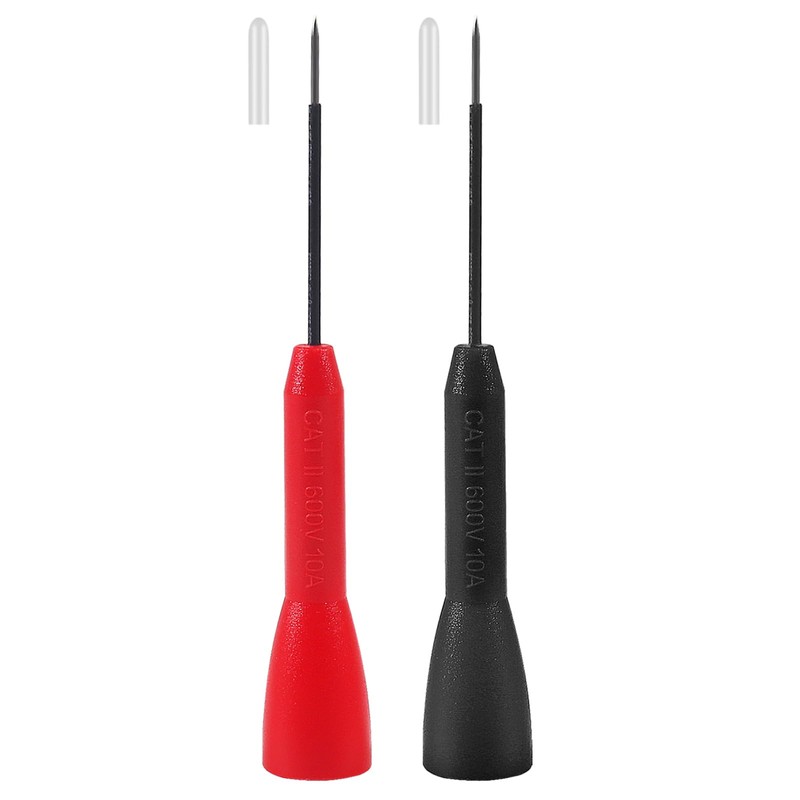 UMLIFE 4 Pack 2mm Extended Needle Test Probes,600v/10a Non-Destructive Multimeter
